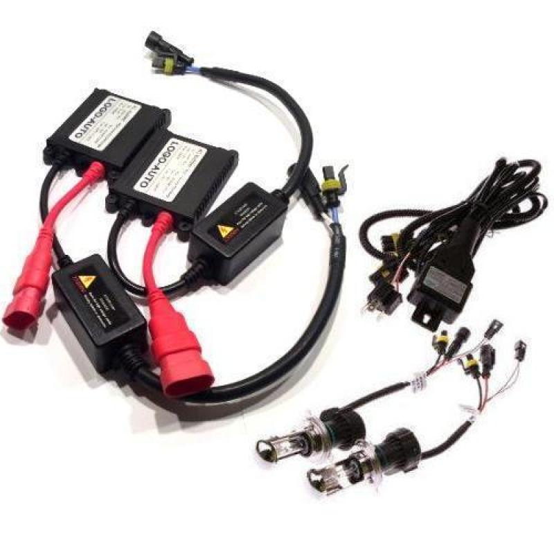 SLIM-LINE XENON HID SET, 6000K of 8000K, H1, H7, H4.