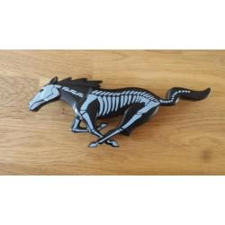 Mustang skeleton emblem