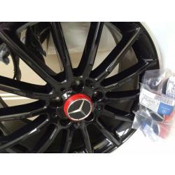 Set amg naafdoppen mercedes a/cla