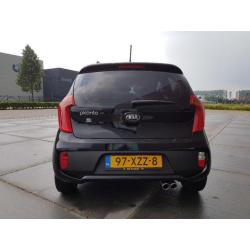 KIA Picanto 1.0 CVVT 3-DRS 2012 LMV Zwart, lage km stand !!!