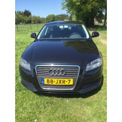 1ste eigenaar: Audi A3 1.6 TDI Sportback Zwart 2009