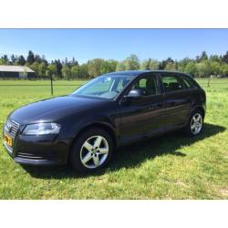 1ste eigenaar: Audi A3 1.6 TDI Sportback Zwart 2009