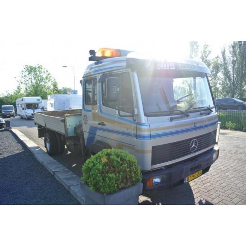 Mercedes-Benz 809-II Chassis Cabine met Laadkraan (bj 1986)