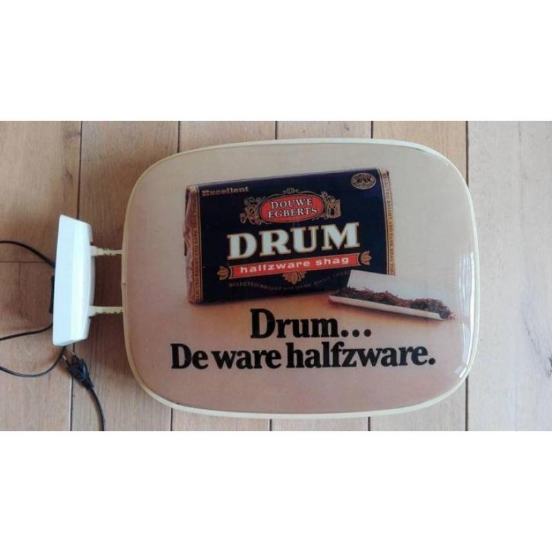 Leuke nostalgische lichtbak Drum halfzware shag Dubbelzijdig