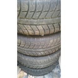 Winterbanden winterwielen 205/55R16 Audi velgen