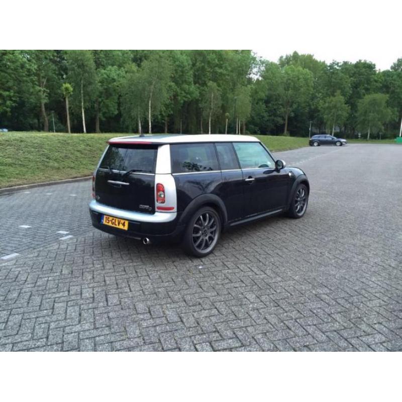 Mini Mini 1.6 D Cooper Clubman 2008 Zwart 18 inch lm velgen