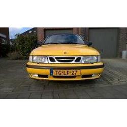 Uitstekende Saab 900 Cabrio 1998 Monte Carlo uitvoering Geel