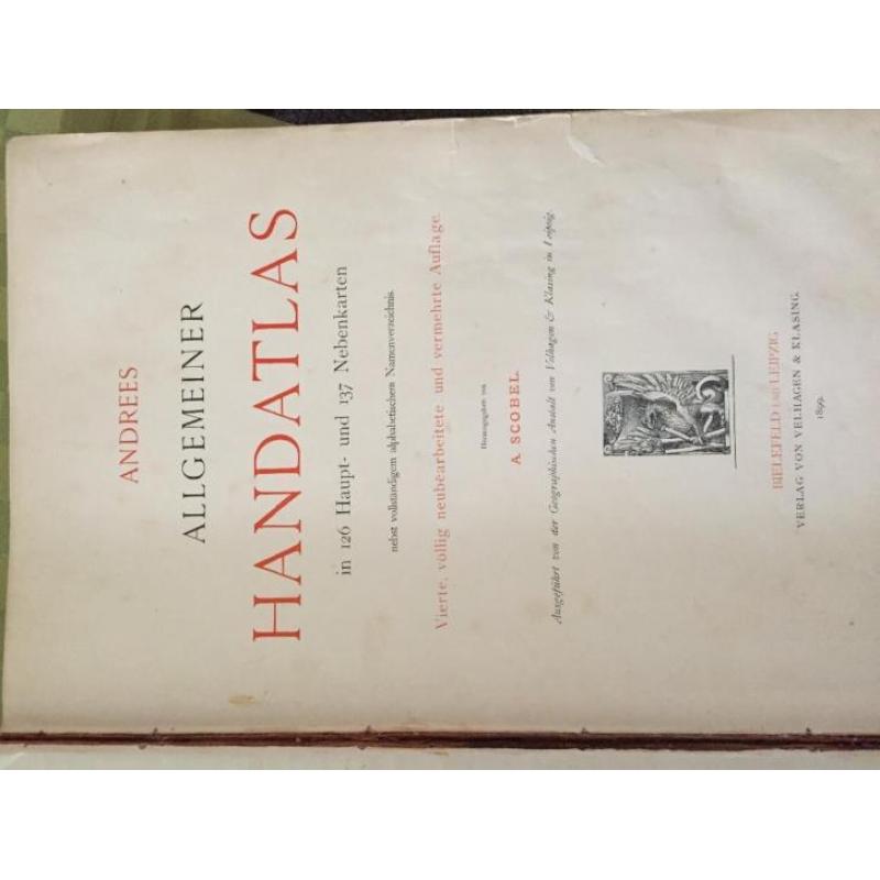 Andrees handatlas 1899