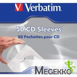 Verbatim CD/DVD Hoesjes Papier 50 stuks