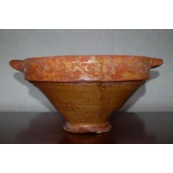 Beslagkom 19e eeuws terracotta