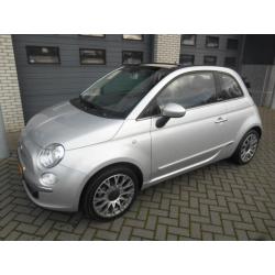 Fiat 500C Cabrio 1.2 Lounge Automaat (leder - airco - lichtm