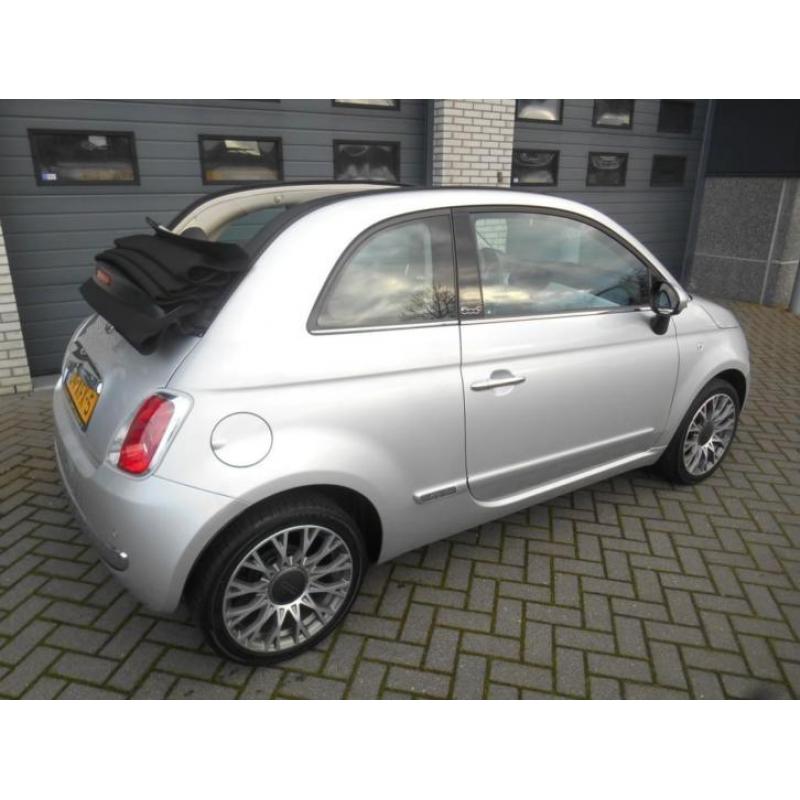 Fiat 500C Cabrio 1.2 Lounge Automaat (leder - airco - lichtm