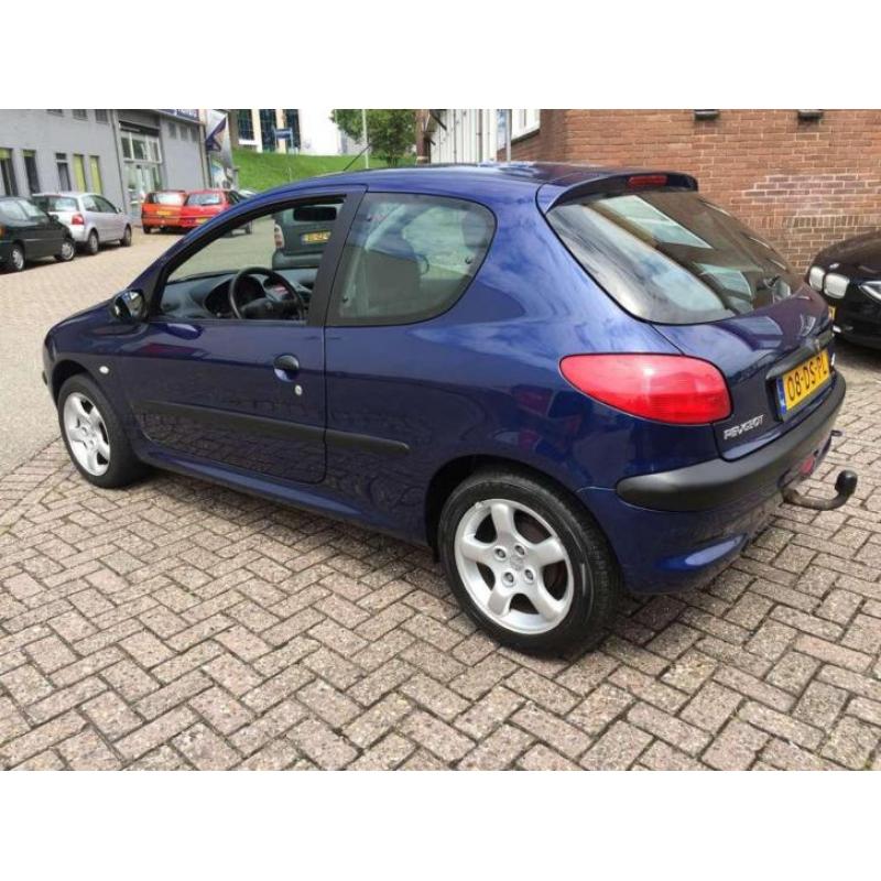 Peugeot 206 1.6 XT sport blauw lmv stuurbkr nw apk!!!!