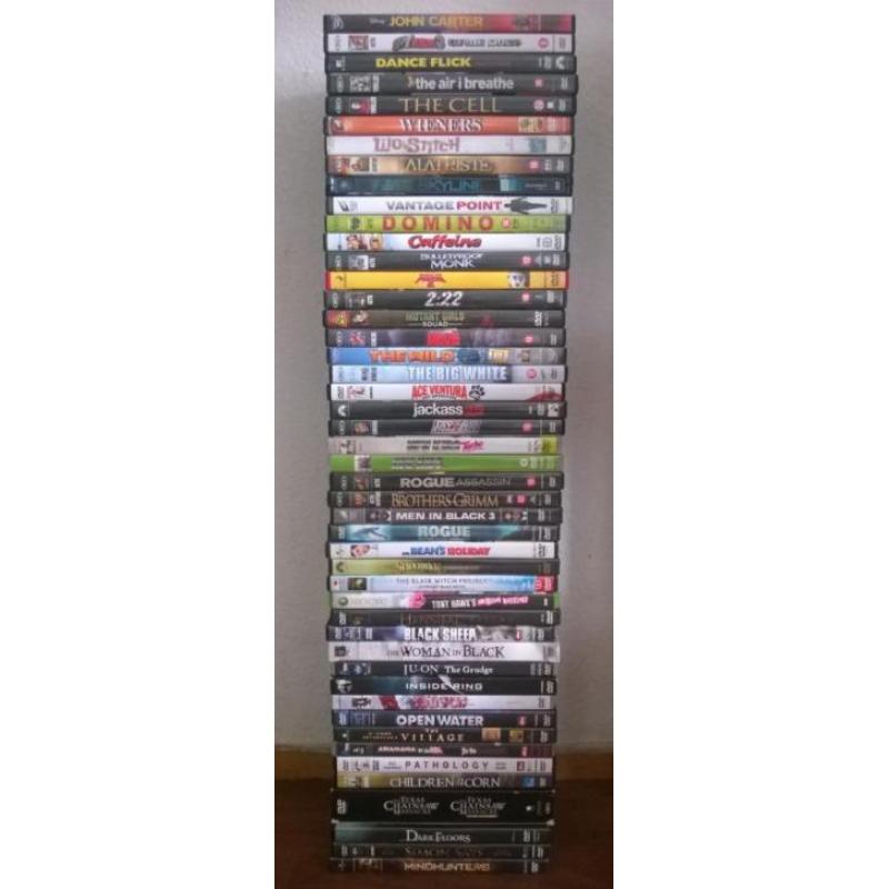 47 Dvd's gratis ophalen (verschillende genre's)