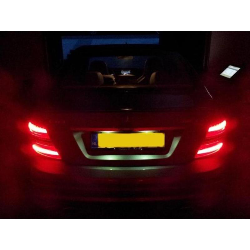 Nieuw Led units kentekenverlichting mercedes w204 c-klasse