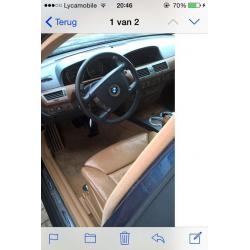 Loop Sloop BMW 745i E65 Bomvol 19inch Motor Defect Nette BMW