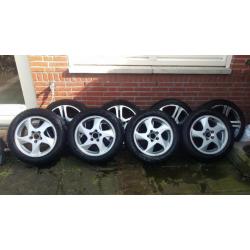 4x 16" Volvo Perfo & 4x 17" Volvo Casseopeia velgen