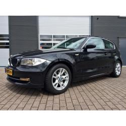 BMW 1 Serie 118D 136pk Corporate Bsn Line 3drs 2009 Zwart