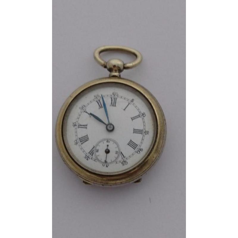 Art Deco Zakhorloge met ketting Ca. 1925