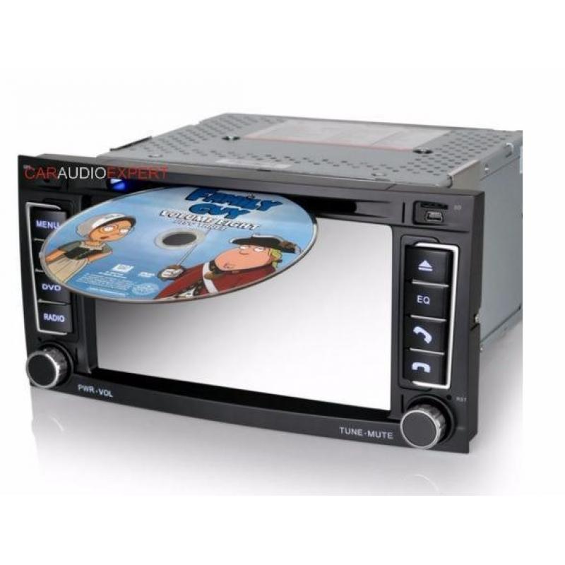 VW Touareg Multivan radio navigatie bluetooth 1080p dvd gps