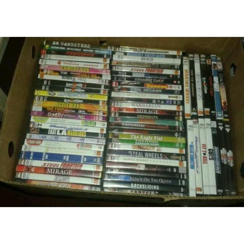 Partij van 70 originele dvds