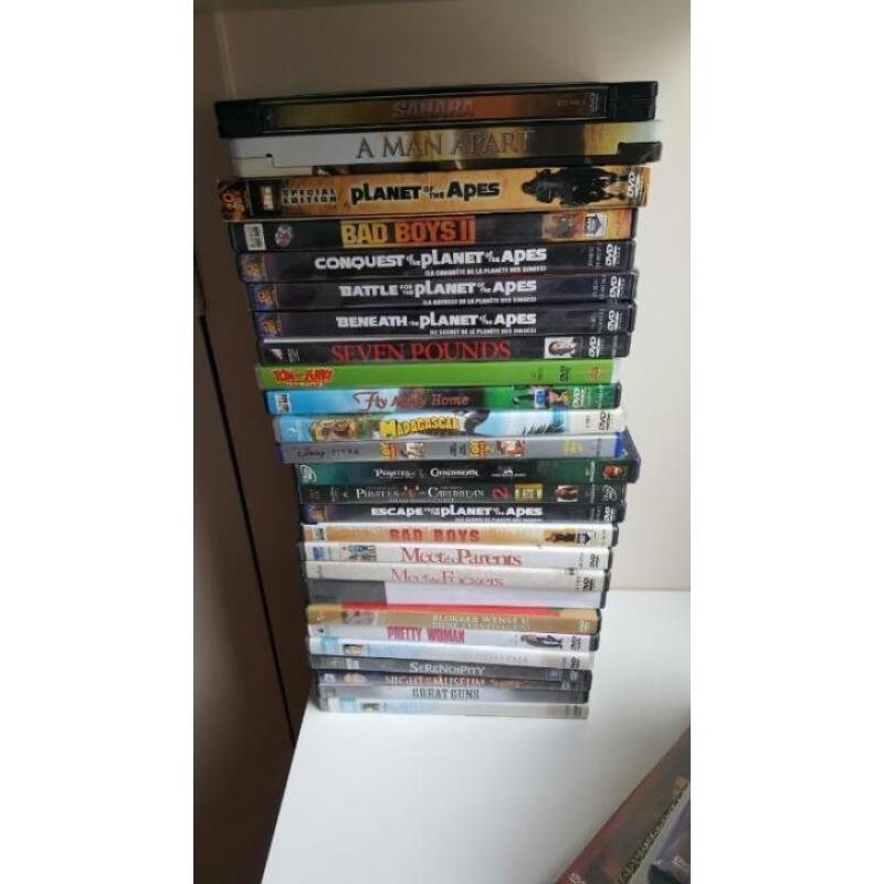 44 stuk diverse dvd's