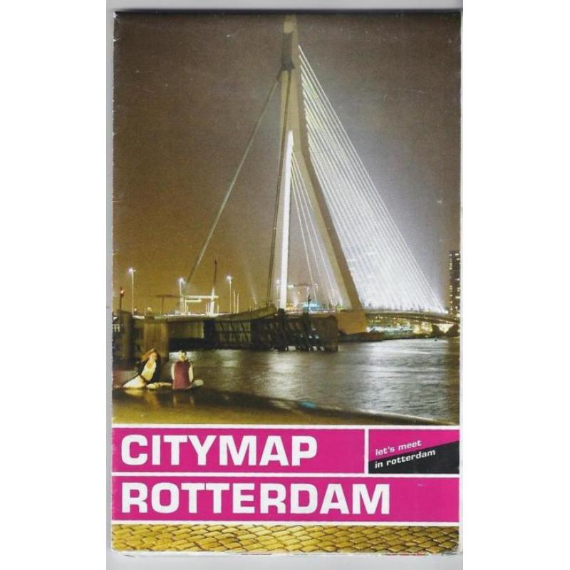 Pl1017 plattegrond stadsplan rotterdam