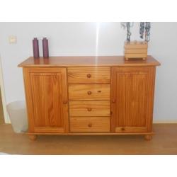 Grenen houten dressoir