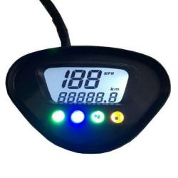 Motorcycle Digital LCD Odometer MPH Mileage Meter CT-02 F...