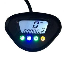 Motorcycle Digital LCD Odometer MPH Mileage Meter CT-02 F...