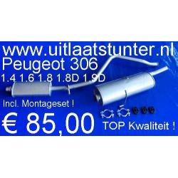 Uitlaat Peugeot 306 1.4 1.6 1.8 1.9 € 85,00 Voorraad