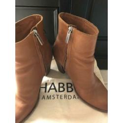 Shabbies cognac laarzen mt 40