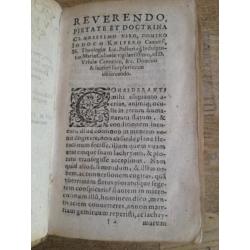 Diego de la Vega Conciones super Psalmos 1620 perkament