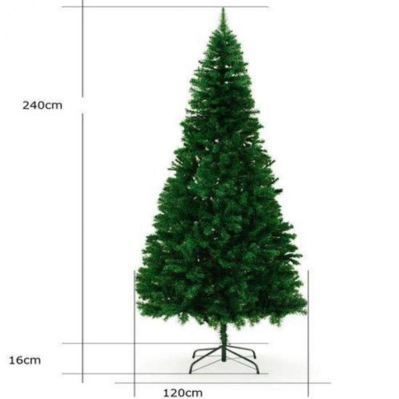 Kerstboom inclusief voet, 240 cm hoog