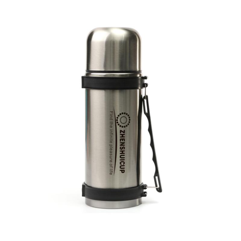 1.2L Large Outdoor Stainless Steel Travel Mug Thermos Vacuum Flask Bottle With Cup Hoge kwaliteit