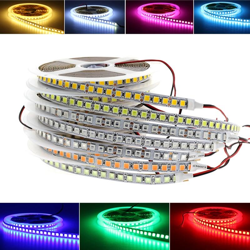 5M 5054 Pure White Warm White Red Green Blue Pink Ice Blue Non waterproof 600LEDs Strip Light DC12V