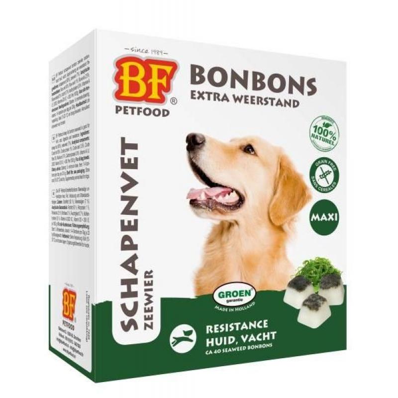 40 st Biofood schapenvet maxi bonbons zeewier Biofood