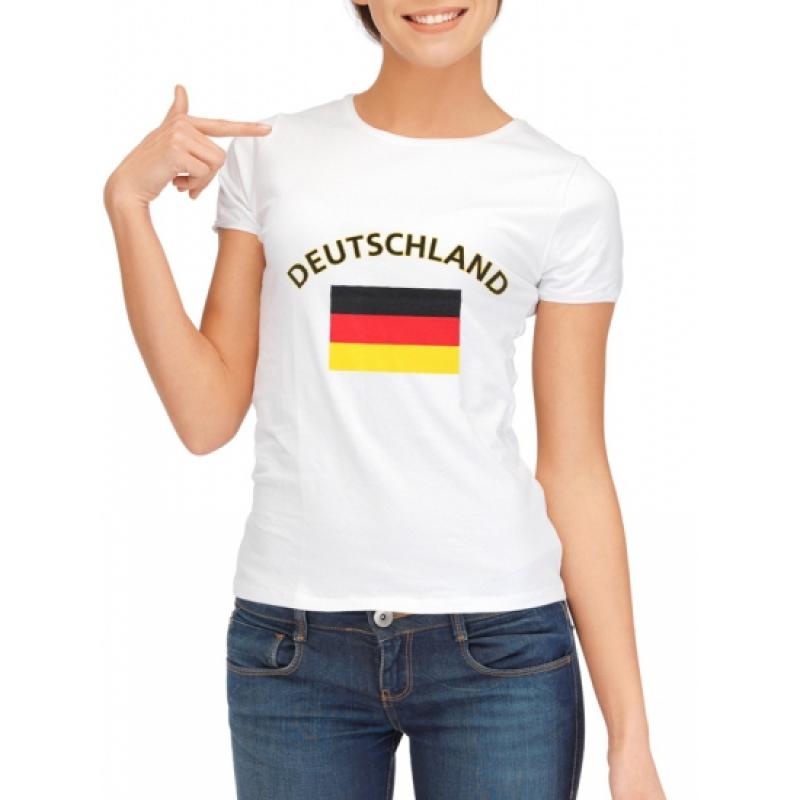 Shoppartners Duitsland t shirt met vlag Landen versiering en vlaggen
